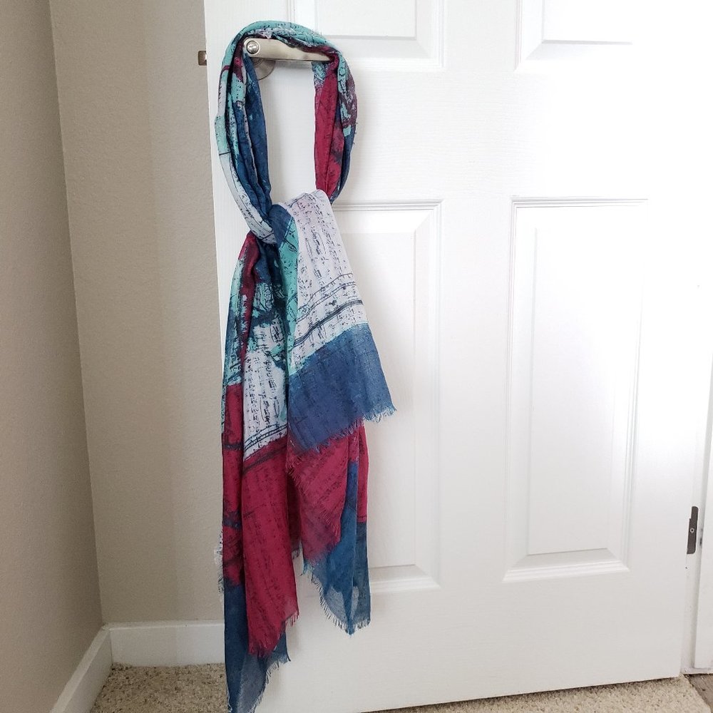 Lightweight Multicolor Scarf